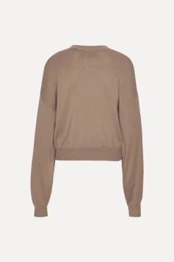 Basic Crewneck Sweater Brown