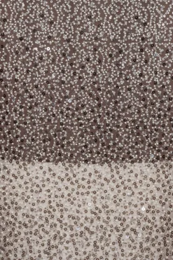 Beaded Maxi Skirt Brown