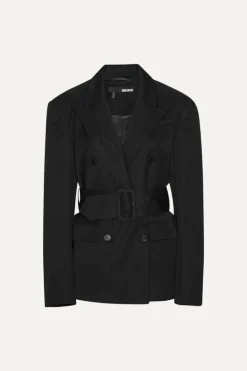 Belted Blazer Black