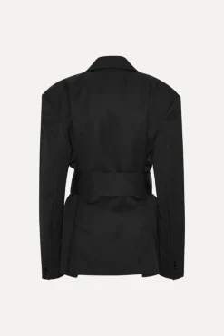 Belted Blazer Black