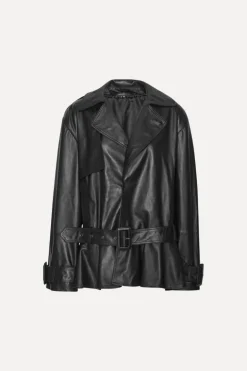 Biker Leather Jacket Black
