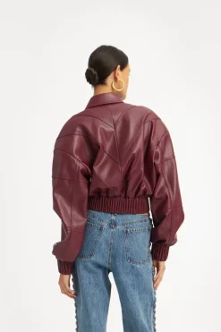 Bomber Jacket Bordeaux