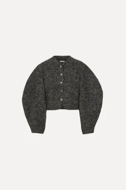 Boucle Short Jacket Dark Grey