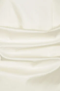 Bustier Mini Dress Creme White