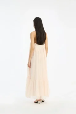 Chiffon A-Line Dress Light Pink