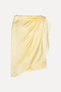 Chiffon Cape Top Yellow