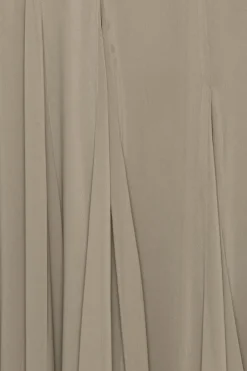 Chiffon Maxi Strap Dress Taupe