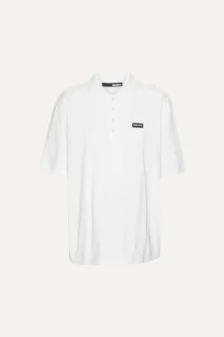 Cotton Short Sleeve Polo Bright White