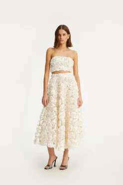 Cropped Top Creme White