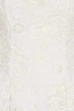 3d Lace Ls Mini Dress
