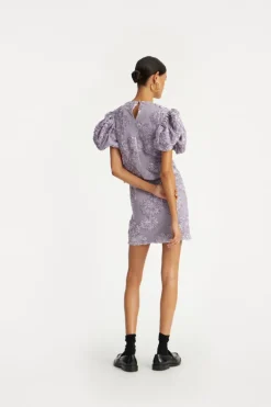 3d Mesh Sleeveless Top Purple