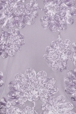 3d Mesh Sleeveless Top Purple