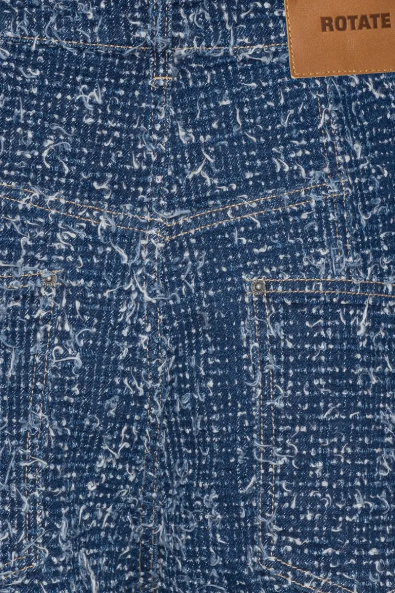 Denim Loose Fit Pants Medium Blue