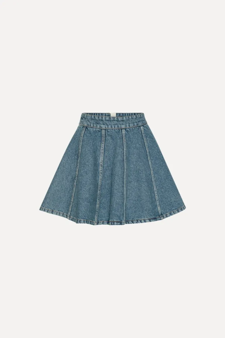 Denim Mini Skirt Vintage Blue