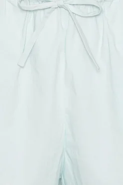 Drawstring Shorts Light Blue