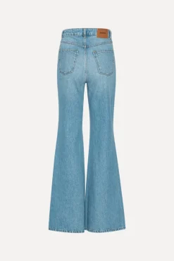 Flared Highwaisted Jeans Blue