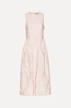 Flower Midi Dress Light Pink
