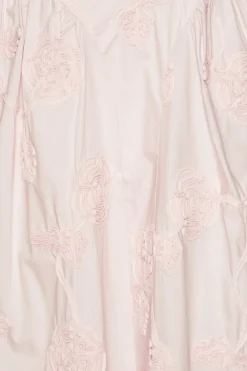 Flower Midi Dress Light Pink
