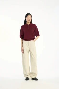 Heavy Cotton Pants Beige
