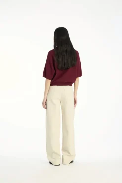 Heavy Cotton Pants Beige