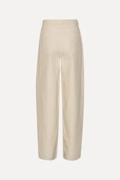 Heavy Cotton Pants Beige