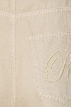 Heavy Cotton Pants Beige