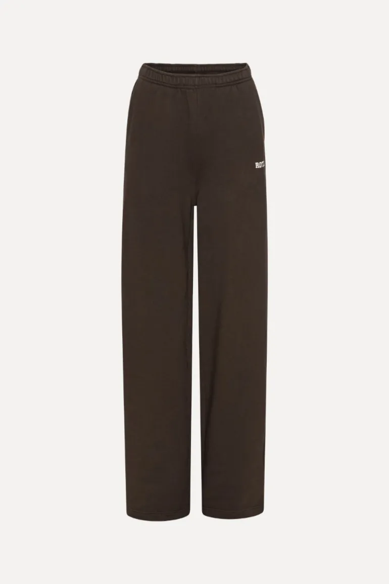 Heavy Straight Sweatpants Dark Brown
