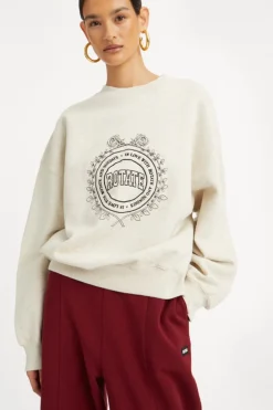 Heavy Sweat Crewneck White Melange