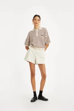 Heavy Sweat Shorts White Melange