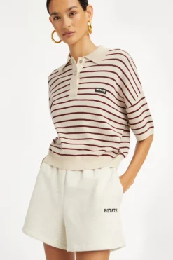Heavy Sweat Shorts White Melange