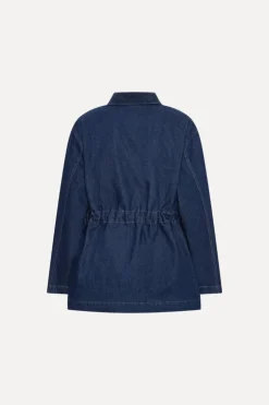 Heavy Woven Jacket Dark Blue