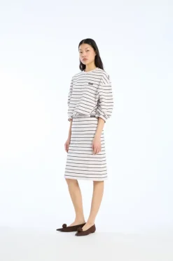 Jersey Midi Skirt Light Pink