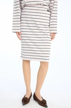 Jersey Midi Skirt Light Pink