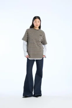 Jersey Oversized T-shirt Army Green