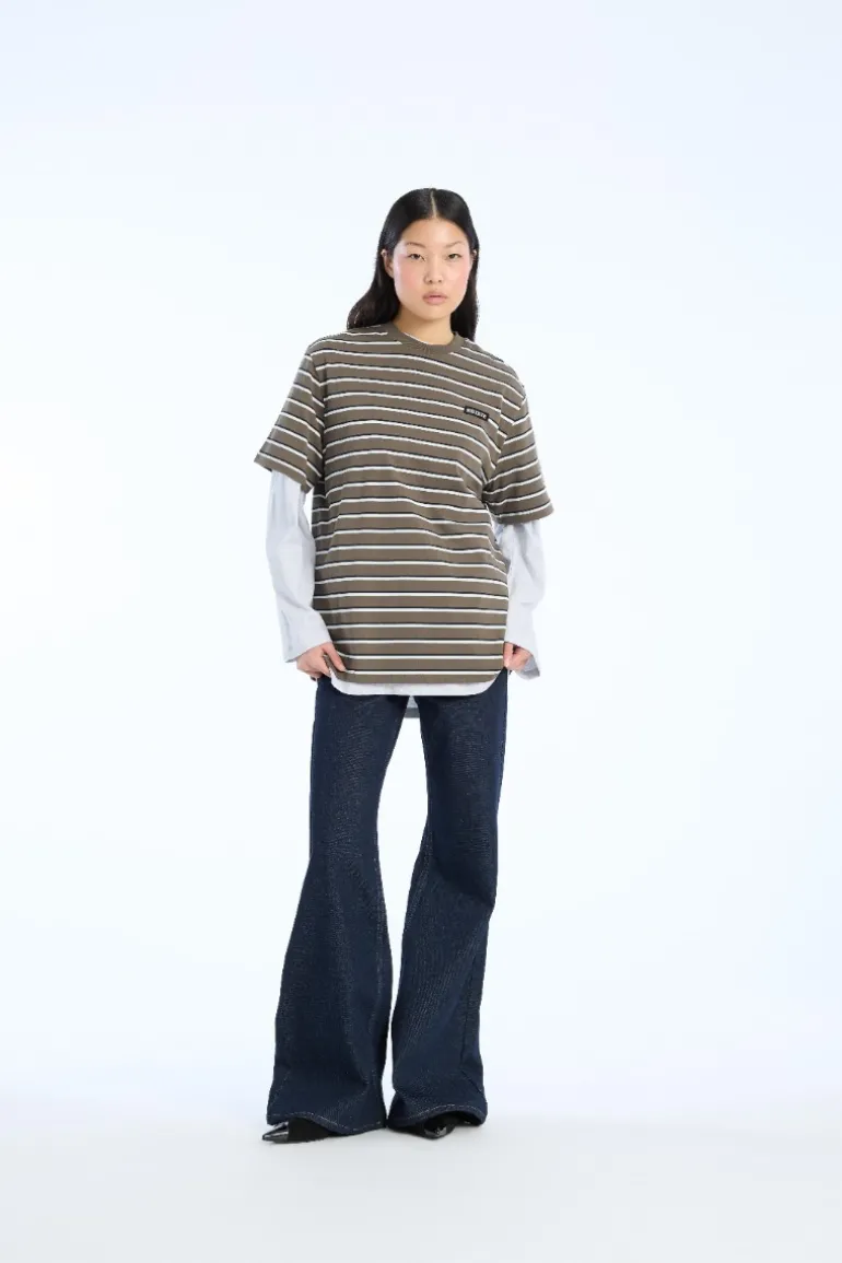 Jersey Oversized T-shirt Army Green