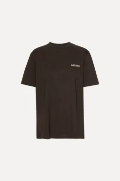 Jersey Oversized T-shirt Dark Brown