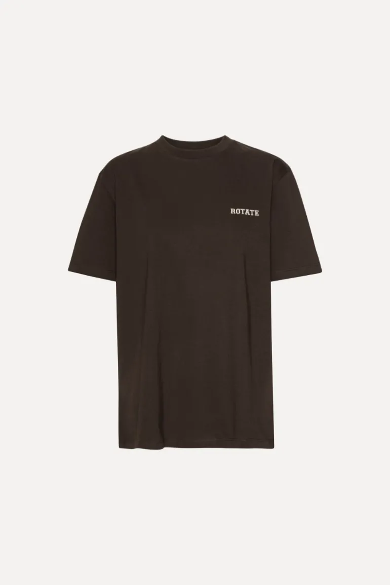 Jersey Oversized T-shirt Dark Brown