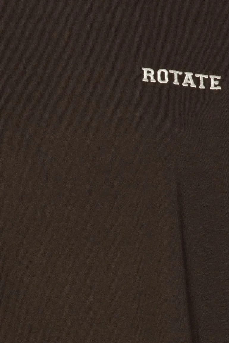 Jersey Oversized T-shirt Dark Brown