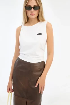 Jersey Tank Top Bright White