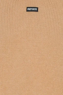 Knit Lacing Jumper Beige