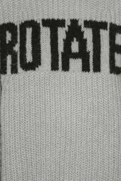 Knitted Logo Sweater Light Grey