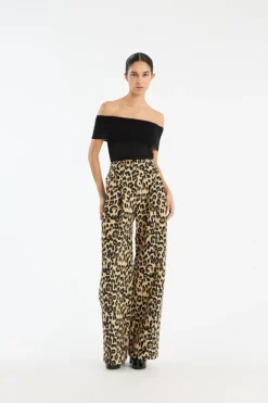 Knitted Off-shoulder Top Black