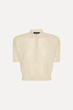 Knitted Polo Cream