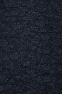 Lace Mini Dress Dark Blue