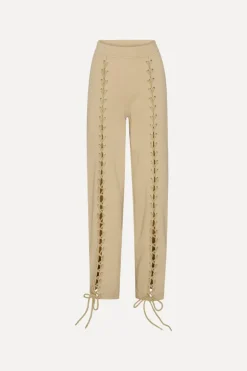 Lacing Sweatpants Beige