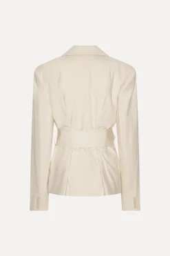 Linen Suiting Blazer Cream