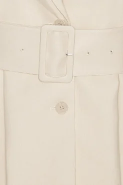 Linen Suiting Blazer Cream
