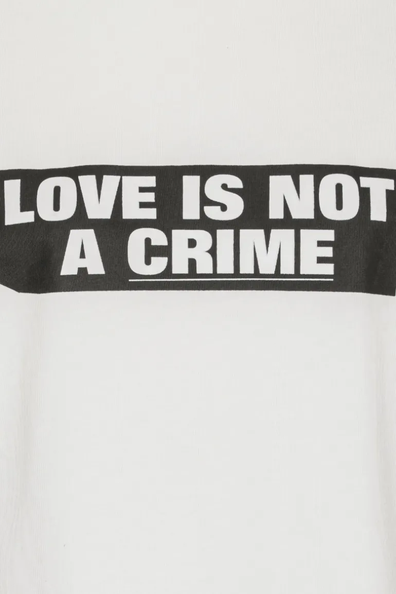 Love Is not A Crime T-shirt White - Limited Edition