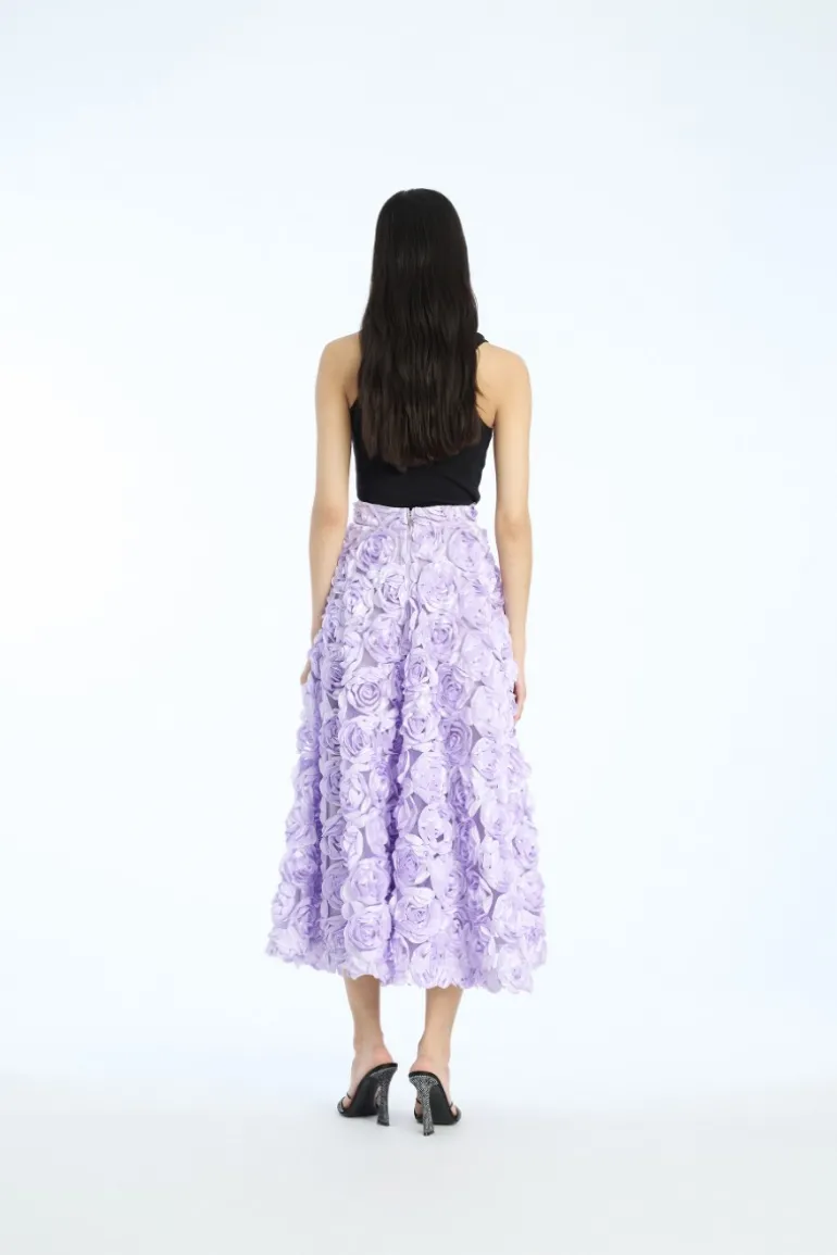 Maxi Sun Skirt Purple