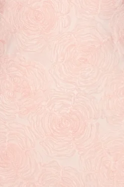 Mesh Frill Mini Dress Light Pink